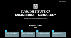 Desktop Screenshot of lunainstitute.com