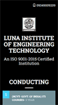 Mobile Screenshot of lunainstitute.com